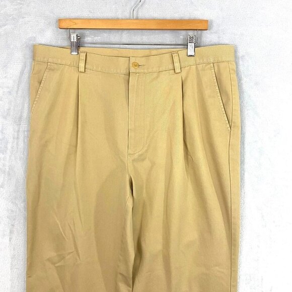 Callaway Golf X Series Pleated Front Chino Pants Size 38 Beige / Tan (39x32) - Picture 3 of 16